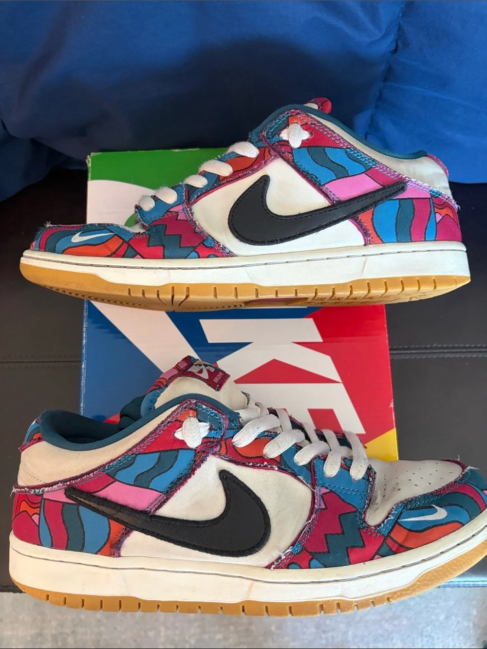 SB Dunk Low Parra Size 10
